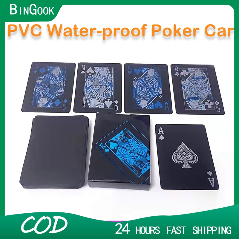 PVC Playing Cards Poker Game Deck Poker Set Plastic Magic Card ...