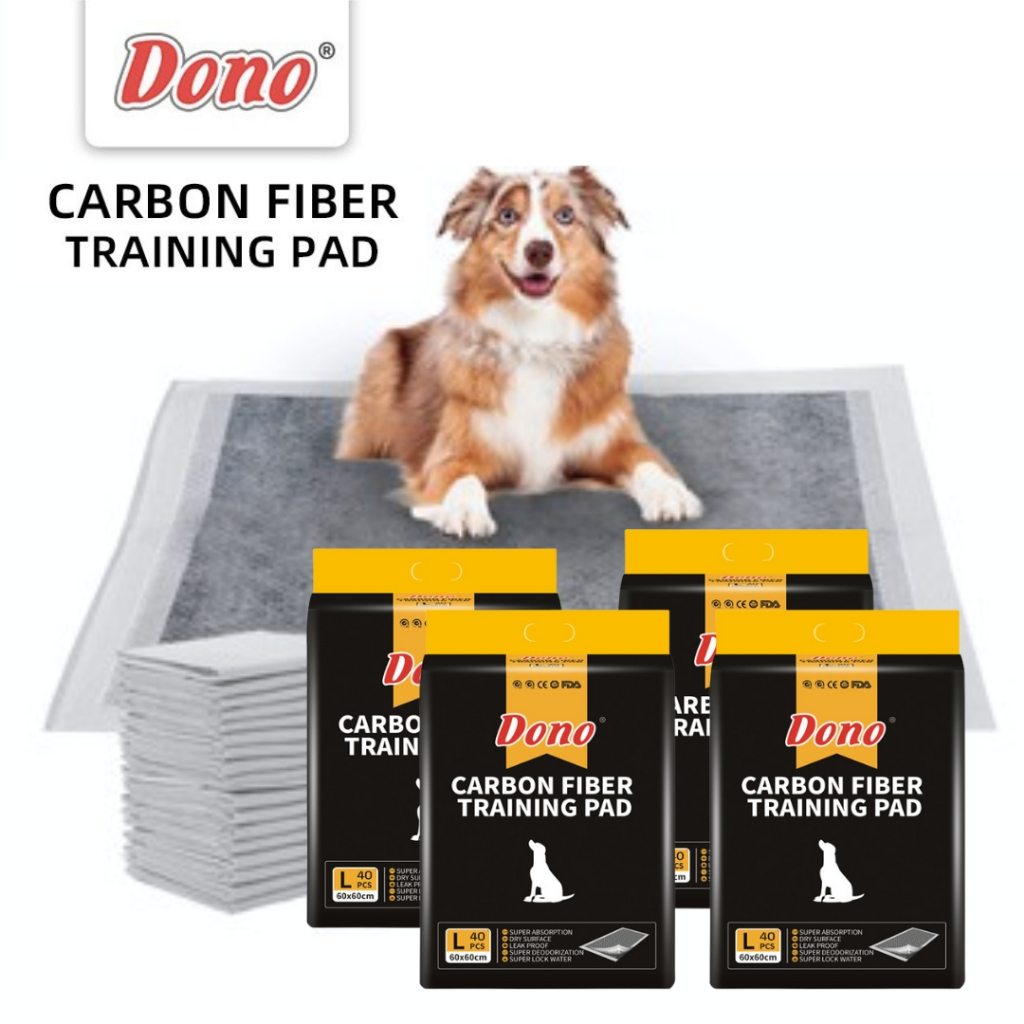 Dono Carbon Fiber Training Pee Pad for Pets and Puppies with Charcoal Leak Proof Protection