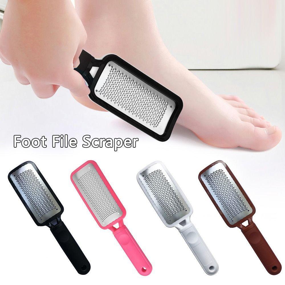 Pedicure Foot File Callus Remover Stainless Steel Foot Scraper Portable ...