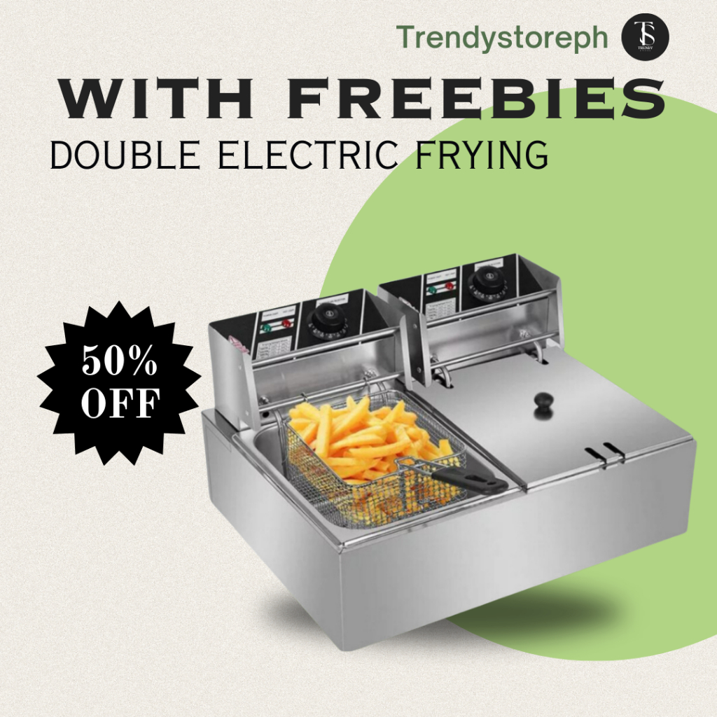 Single And Double Electric Deep Fryer Heavy Duty And High Quality And