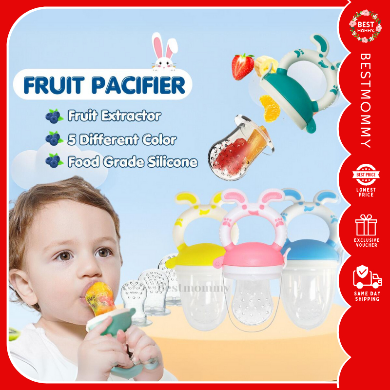 BESTMOMMY Baby Fruit Feeder Pacifier BPA Free Silicone Fresh Food ...