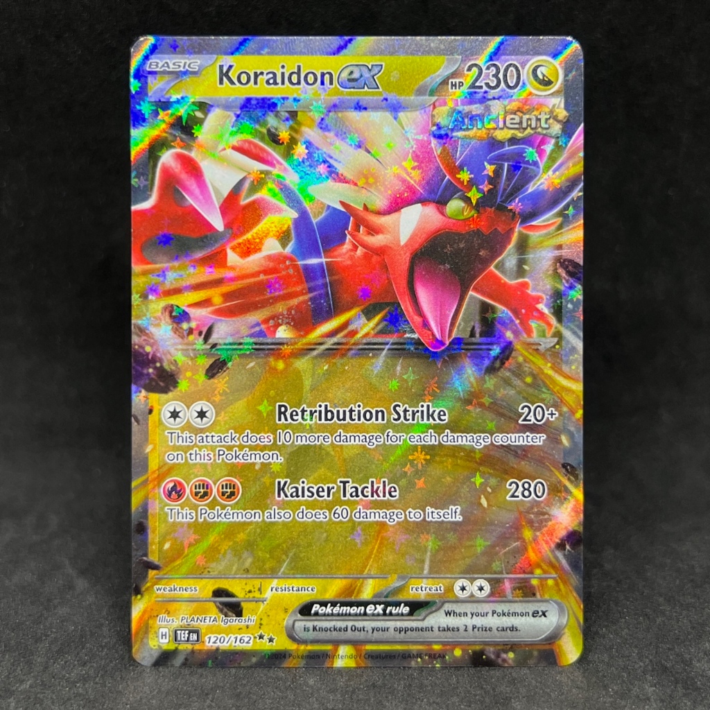 Pokemon TCG Koraidon ex Double Rare 120/162 2024 Scarlet & Violet Temporal  Forces Trading Card | Shopee Philippines