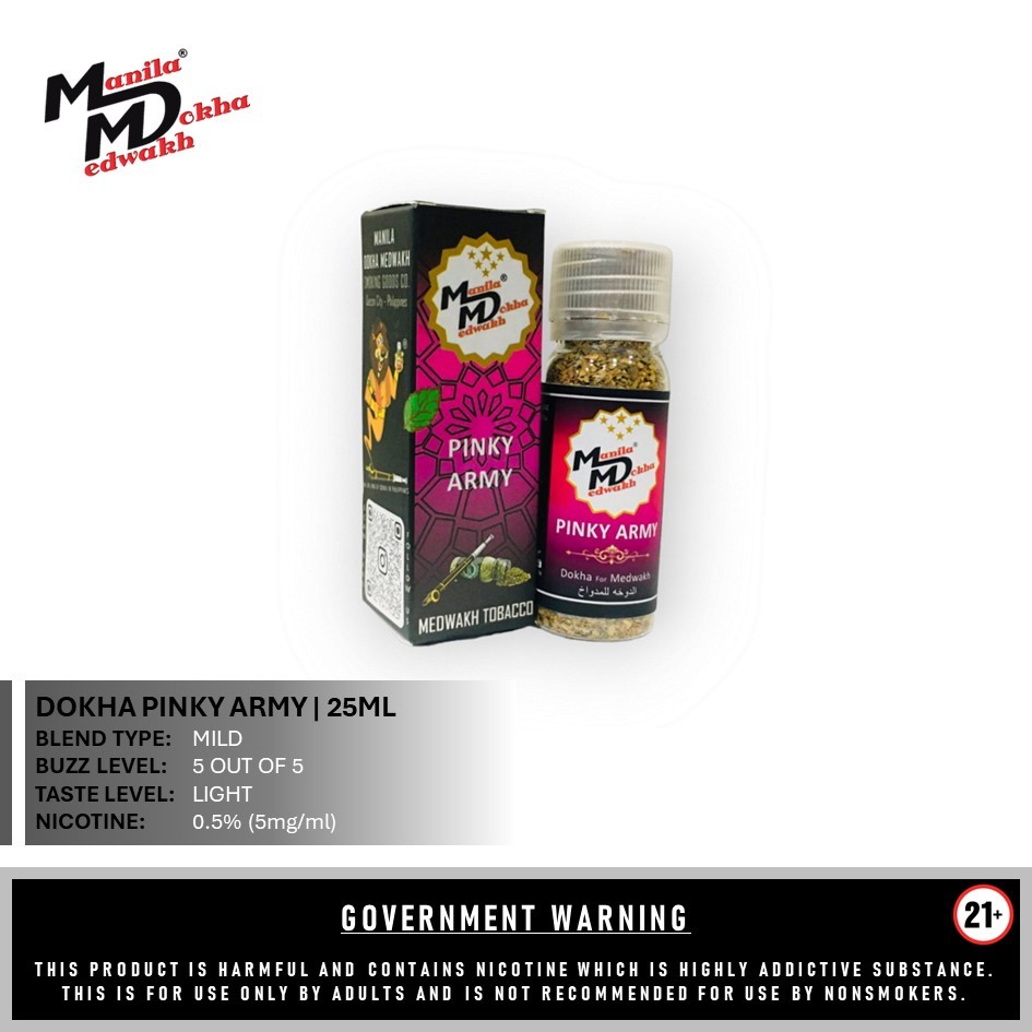 MDM Dokha Pinky Army | Manila Dokha Medwakh | Shopee Philippines