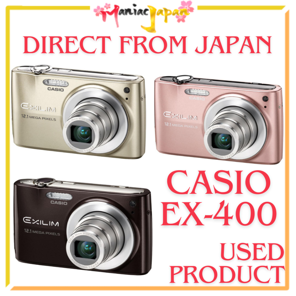 Used Camera from Japan ] CASIO Digital Camera EXILIM EX-Z400 EX