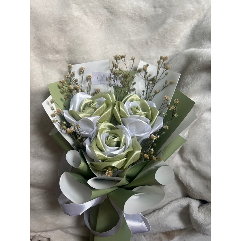 silver＆Green bouquet no.601 若けれ