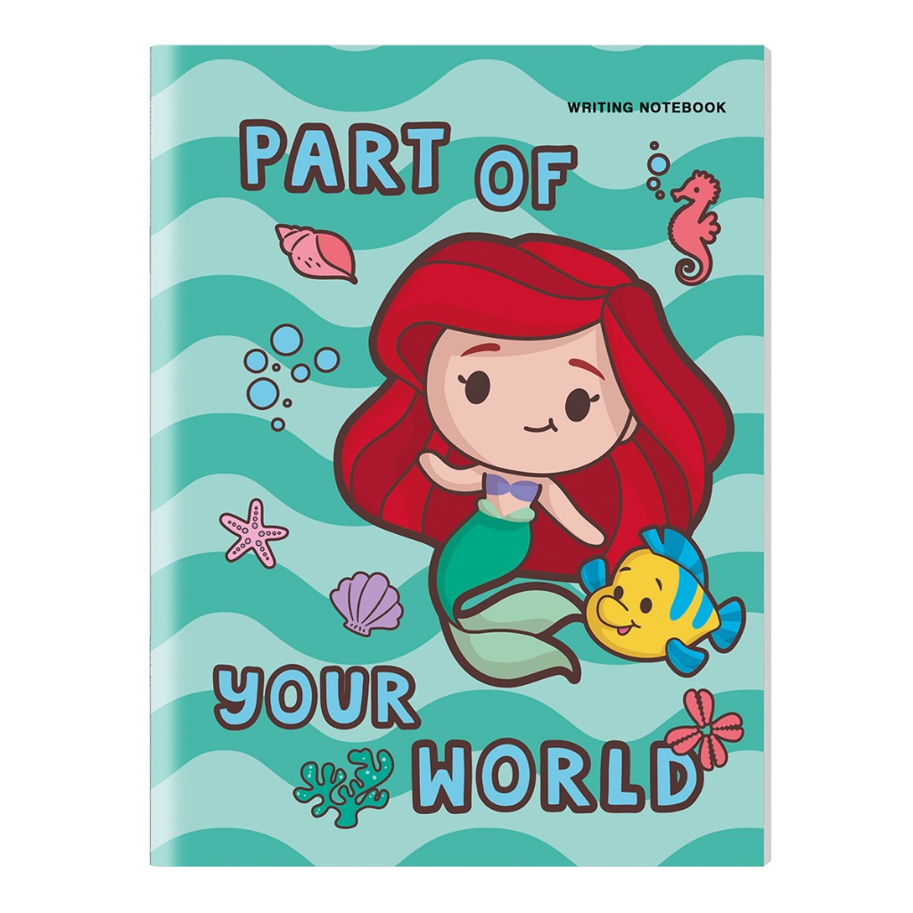 Orions Disney Princess Chibi Writing Notebook 80 Leaves Set of 10 ...