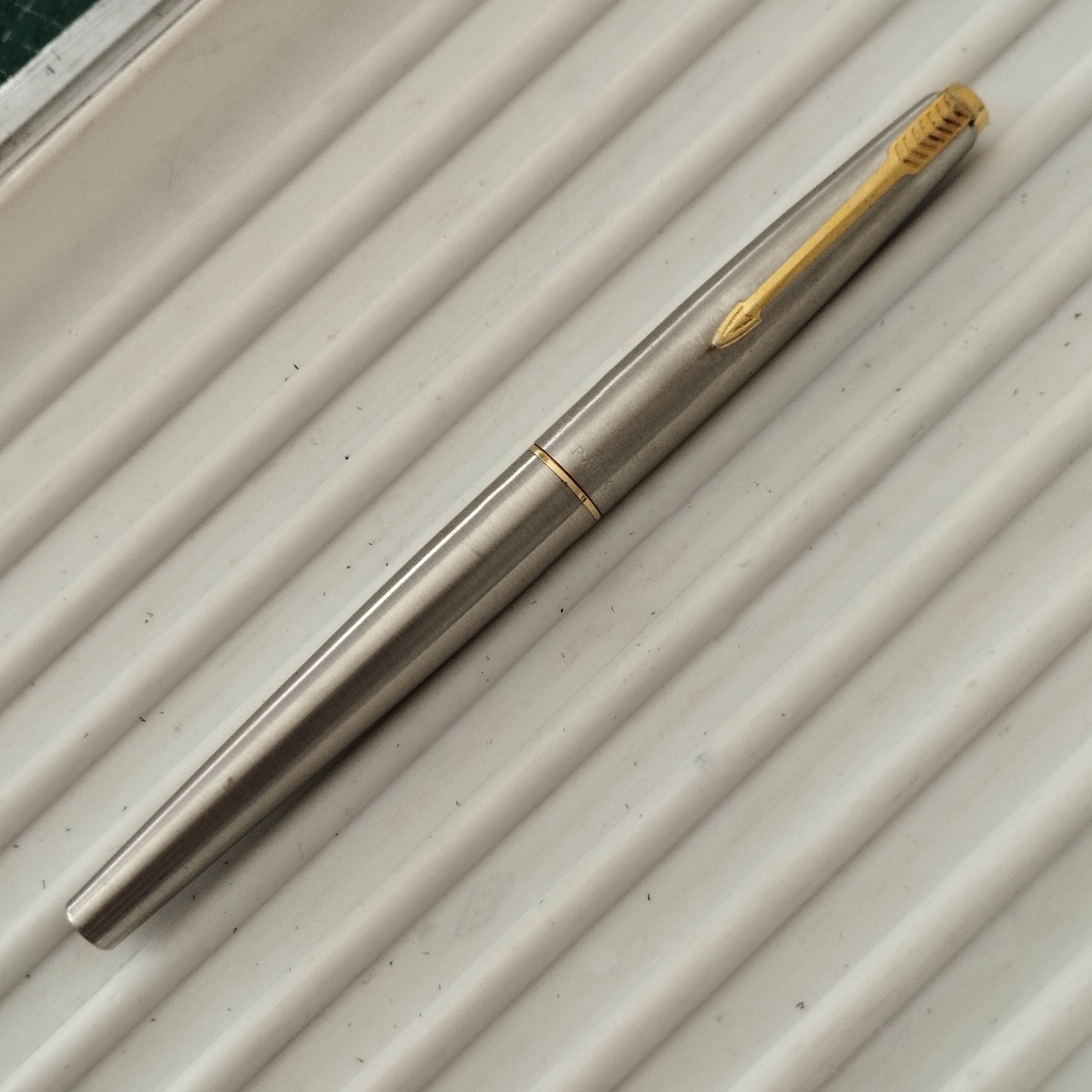 Vintage Used PARKER 45 Flighter Deluxe Fountain Pen - Extra Fine Gold ...