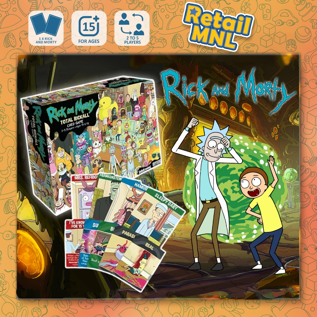 Retailmnl Rick and Morty Total Rickall Card Game Shopee Philippines