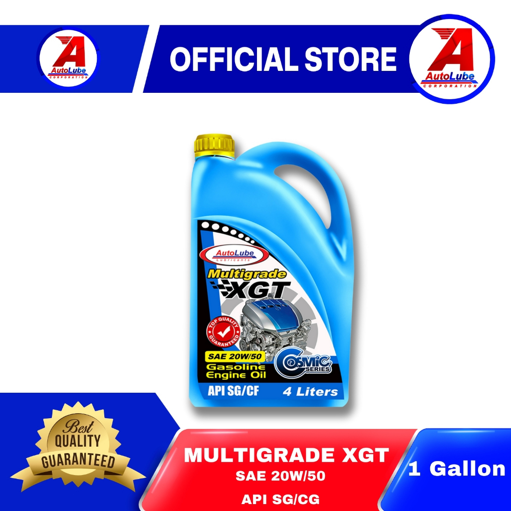 AutoLube MultiGrade XGT SAE 20W/50 4 LITER | Shopee Philippines