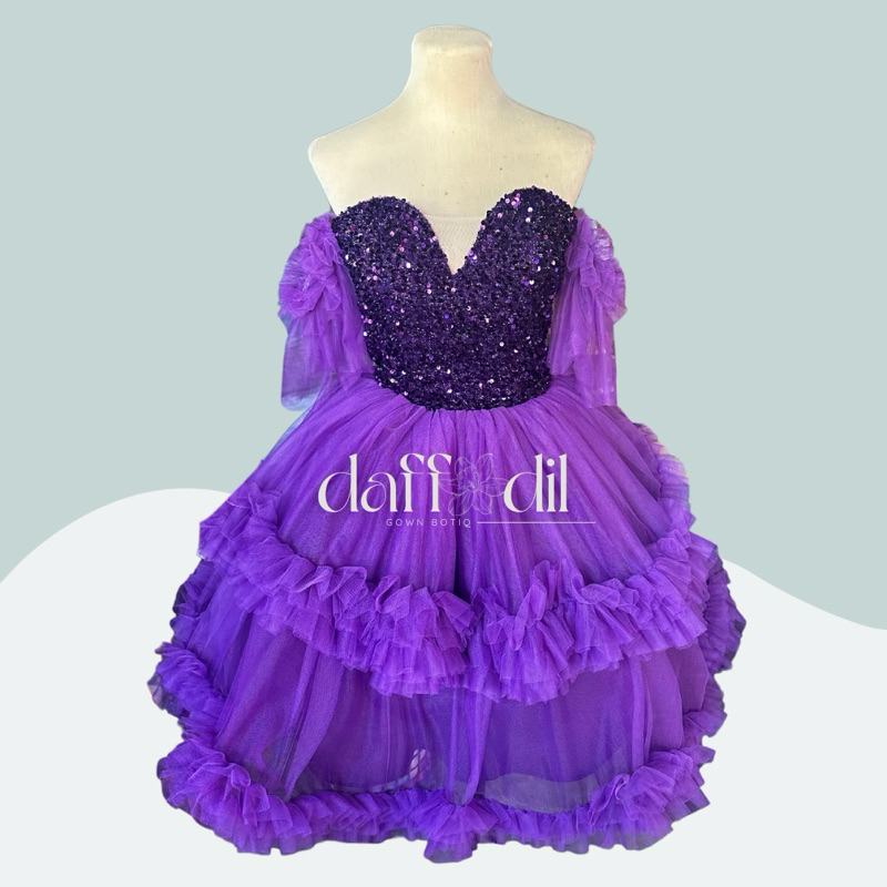 COCKTAIL GOWN FOR JS PROM BIRTHDAY Shopee Philippines