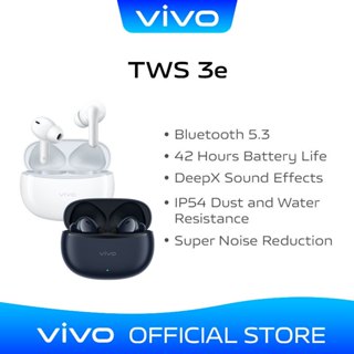 (New) vivo TWS 3e wireless Bluetooth earphones |  In-ear noise reduction | 42 Hours Battery life