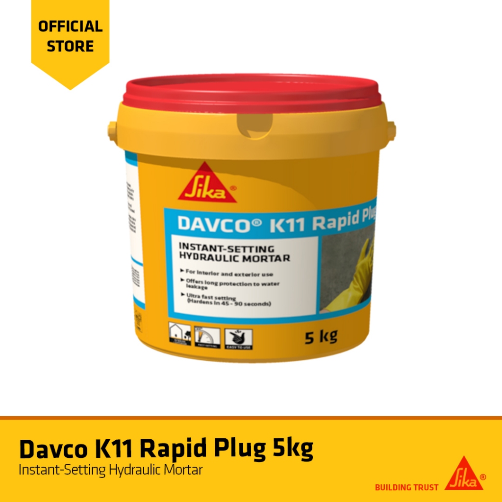 SIKA DAVCO K11 Rapid Plug 5kg bucket | Shopee Philippines