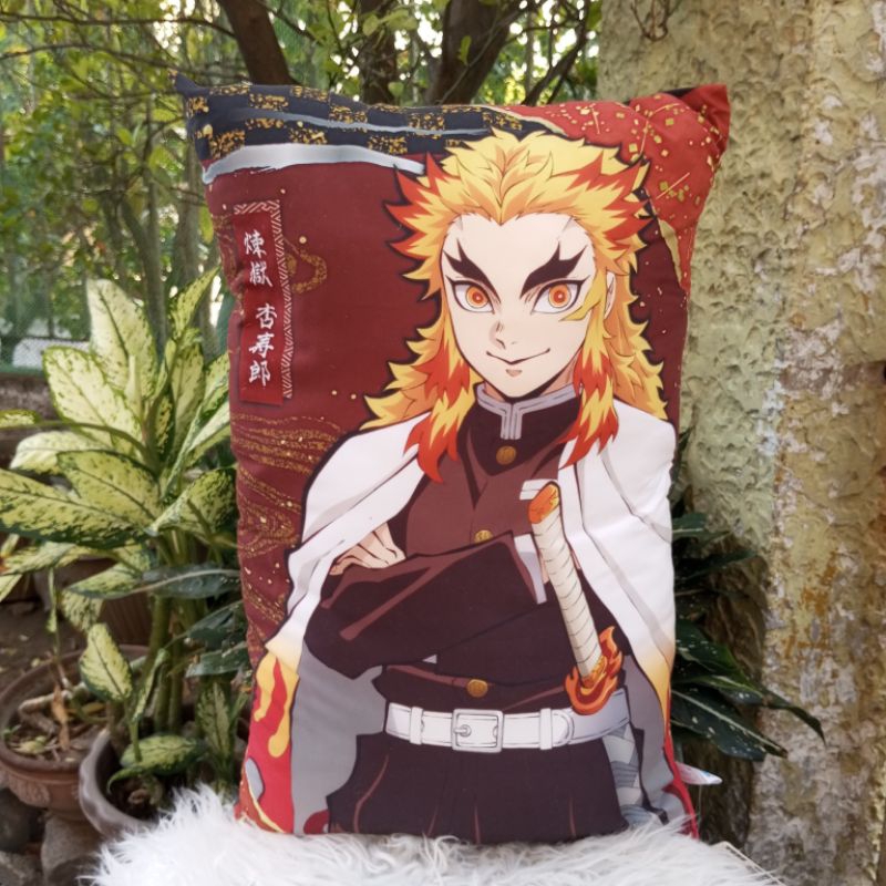 DEMON SLAYER Kyojuro Rengoku Pillow | Shopee Philippines