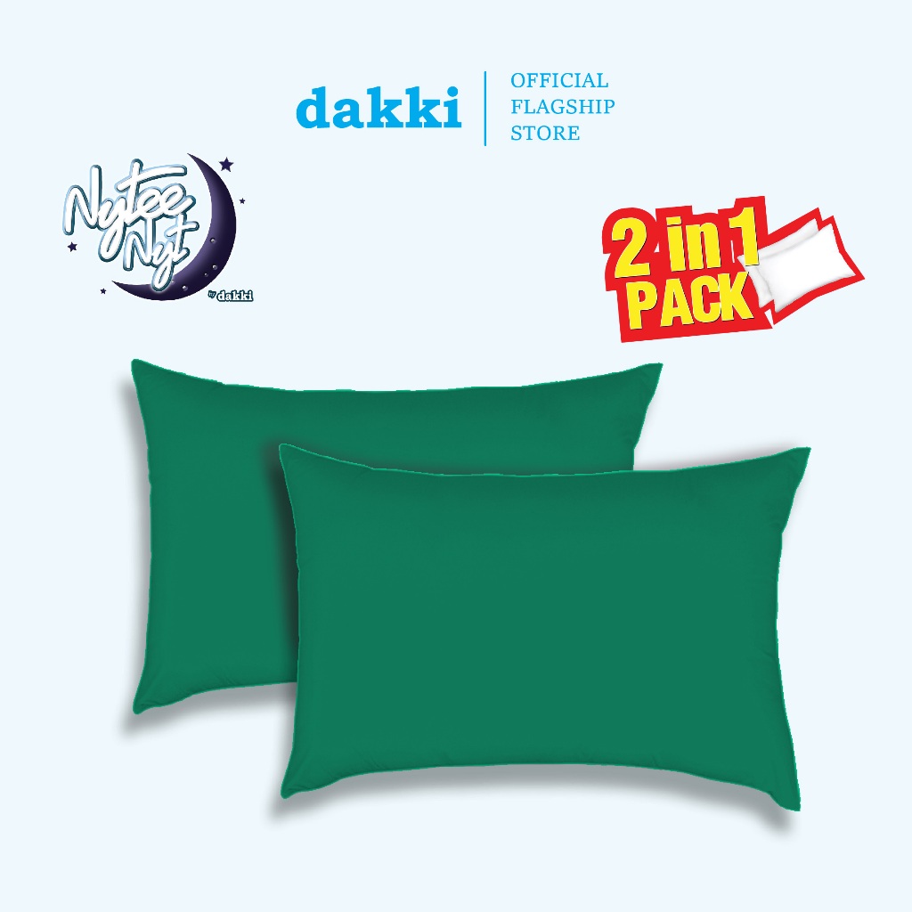 Dakki 2 in 1 Nytee nyt Deep Jungle 18"x28" Regular Pillow | Shopee