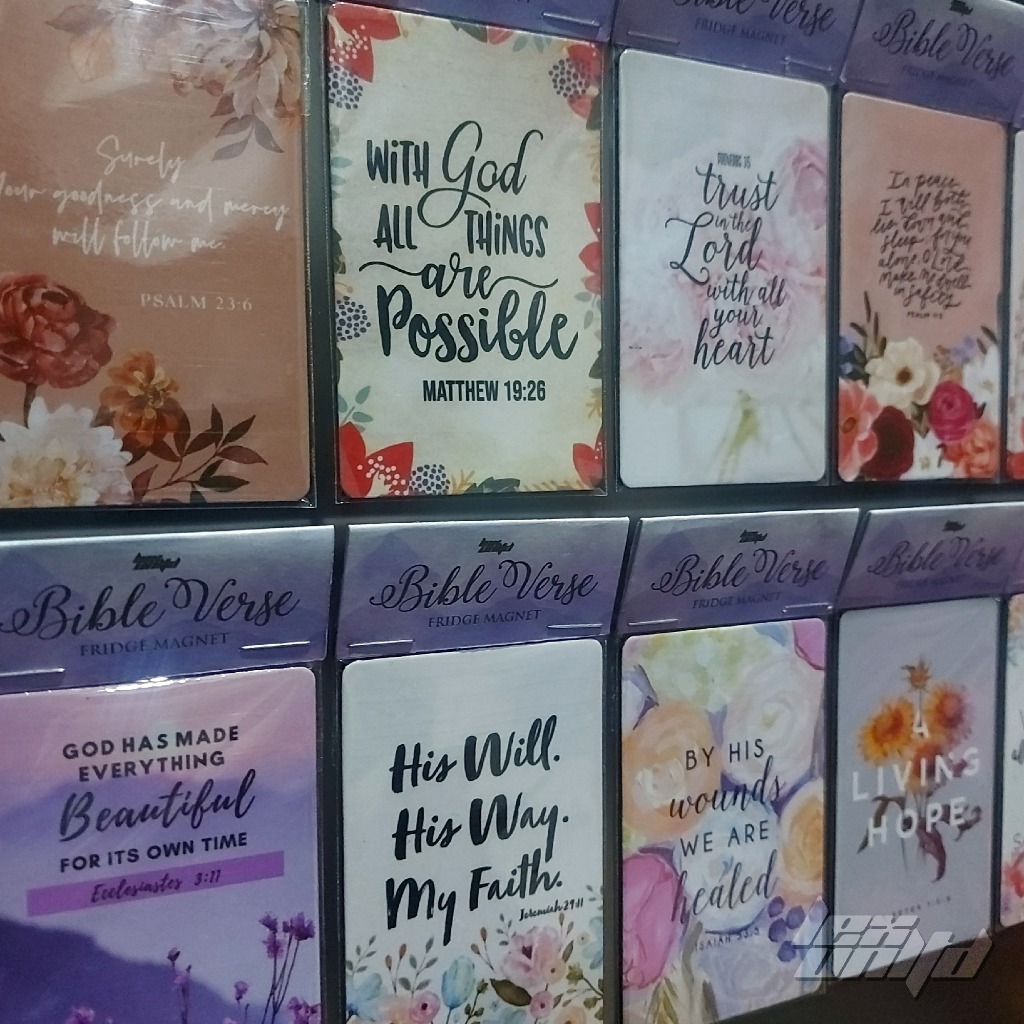 Colorful Bible Verses Ref Magnets | Fridge Magnets | Giveaways | Shopee ...