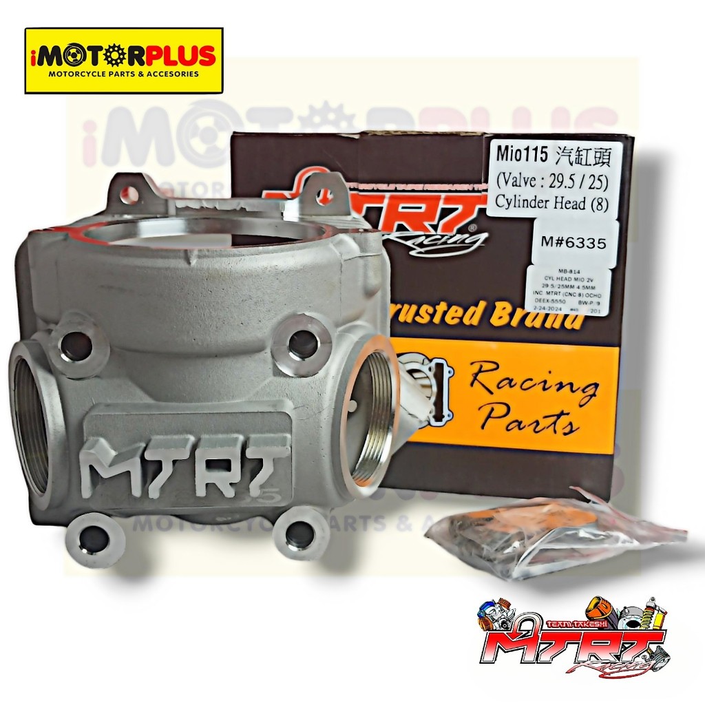 MTRT Big Valve Cylinder Head Mio V2 29.5/25mm | Shopee Philippines