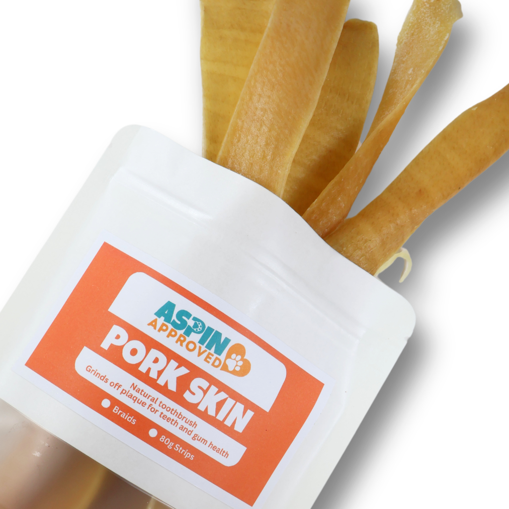 Pork Skin Dehydrated Dog Chew with Benefits