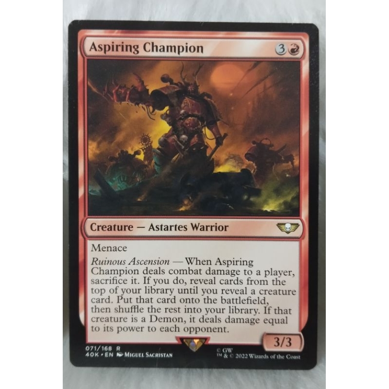 Aspiring Champion Universes Beyond Warhammer Shopee Philippines