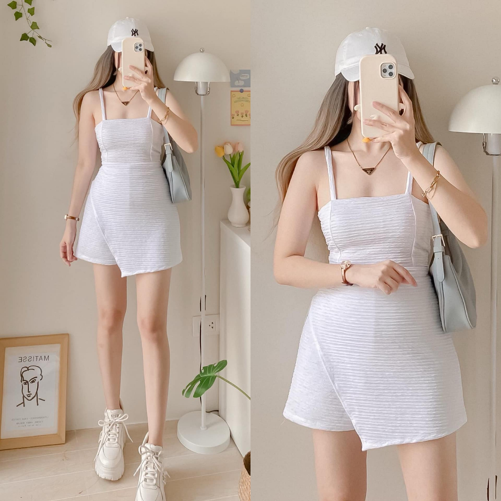 Halter shorts romper online