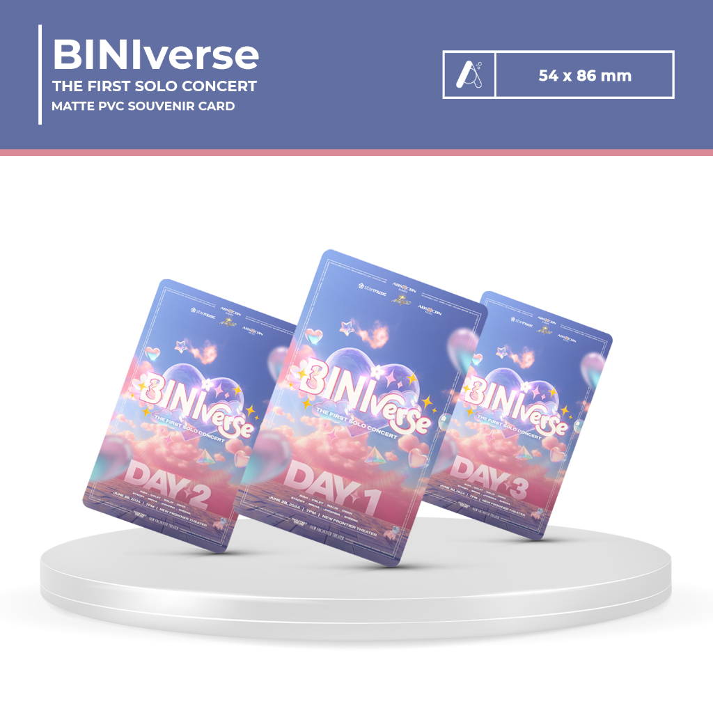 Bini Biniverse The First Solo Concert Souvenir Card 