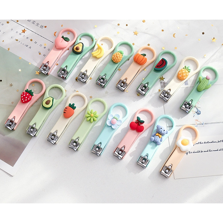1pc Cute Cartoon Stainless Steel Nail Clippers Manicure Trimmer Nail