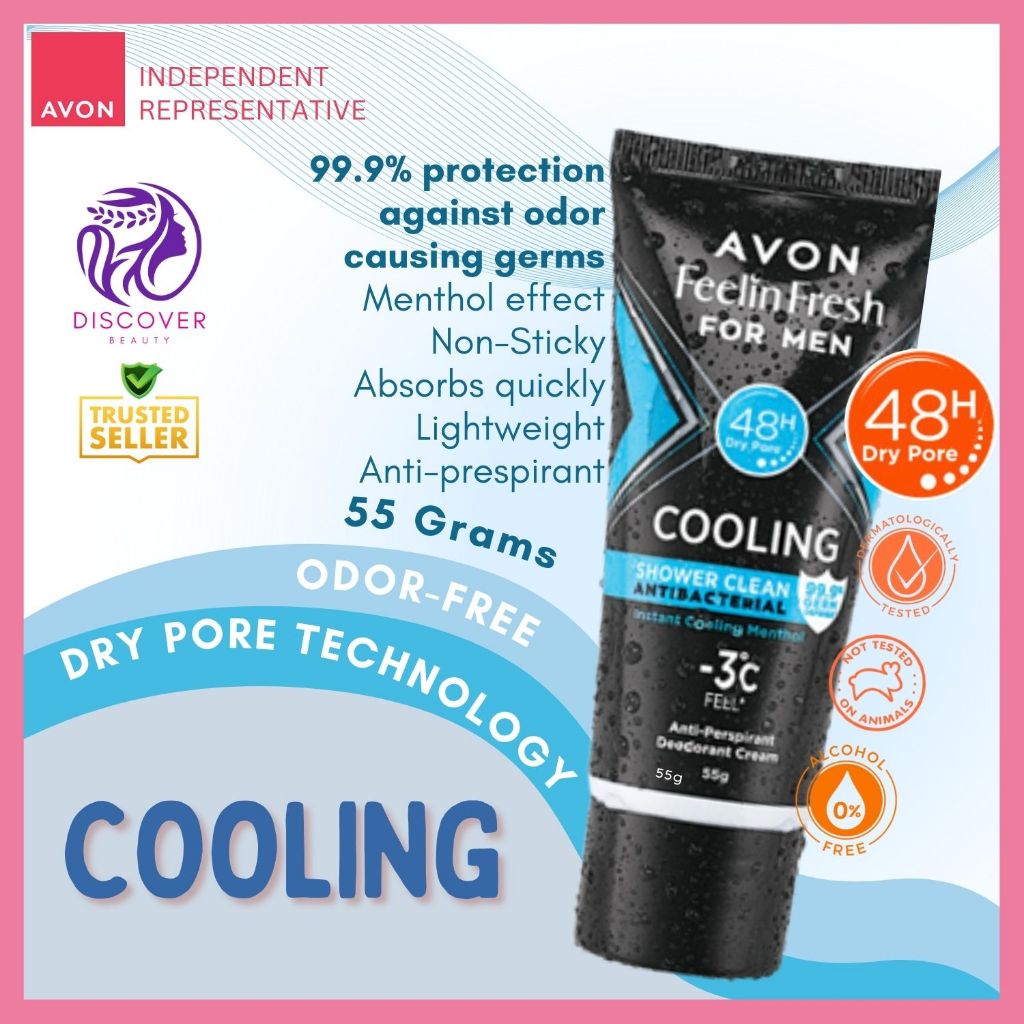 avon-feelin-fresh-cooling-for-men-quelch-55g-shopee-philippines