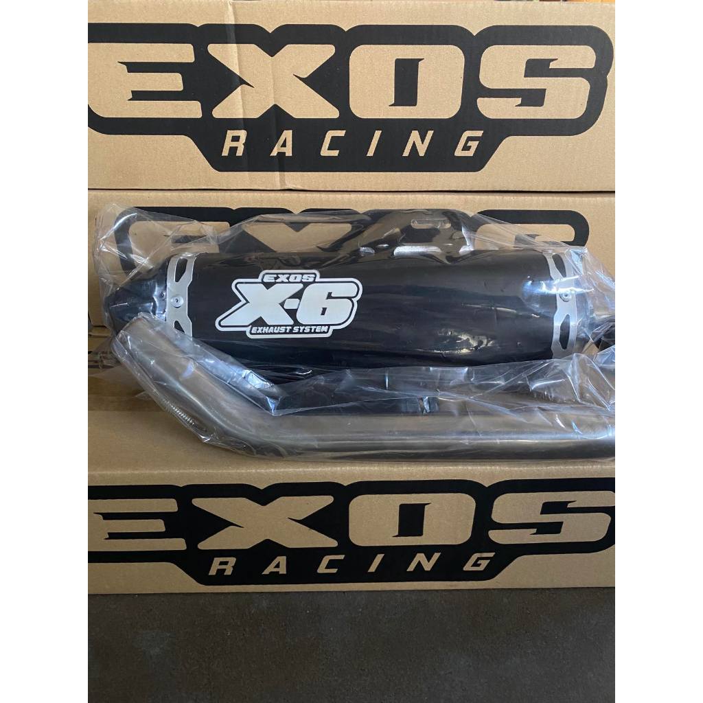 EXOS X6 Silent Pipe Mio Sporty ( silver logo ) | Shopee Philippines