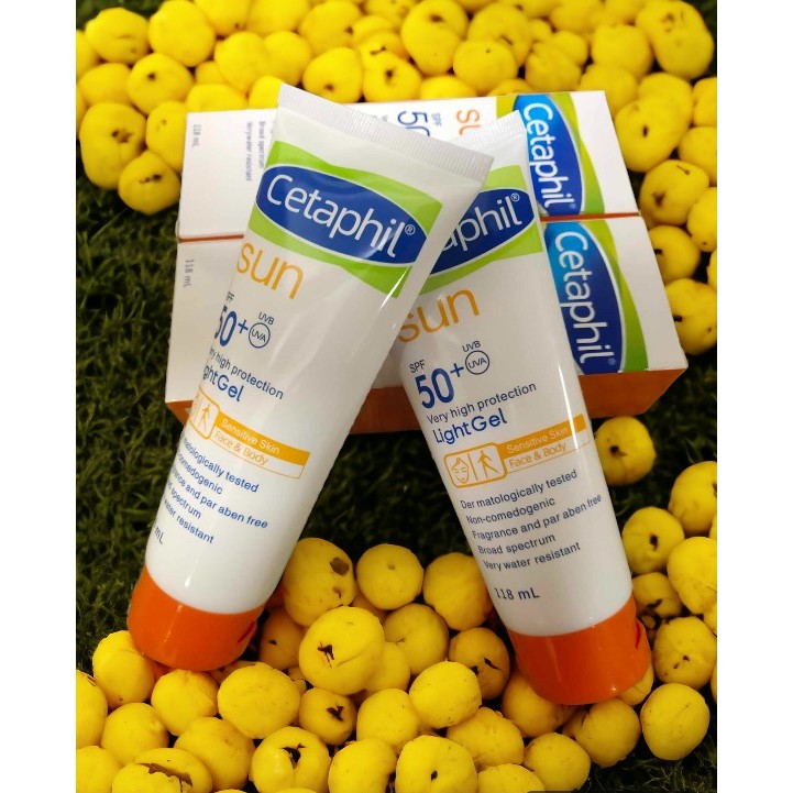 Lucky- Cetaphil Sunblock SPF 50+ Light Gel (Face & Body) | Shopee ...