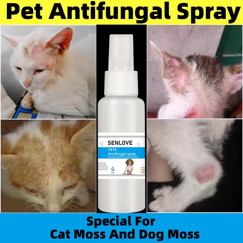 SENLOVE Anti Fungal For Cats Gamot Sa Galis Ng Pusa Dog Spray For Skin ...