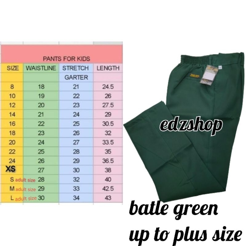 Plus size school uniform pants best sale