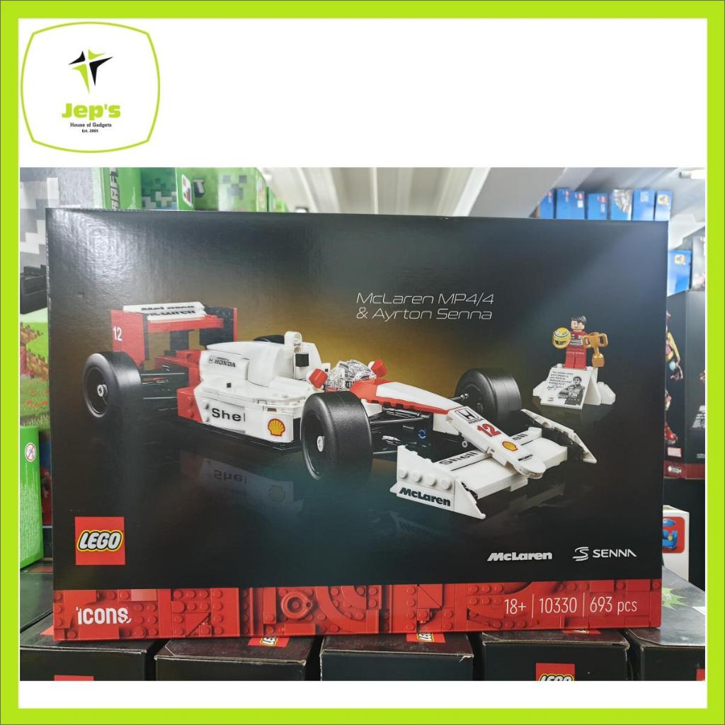 Lego Icons 10330 McLaren MP4/4 and Ayrton Senna (2024) | Shopee Philippines