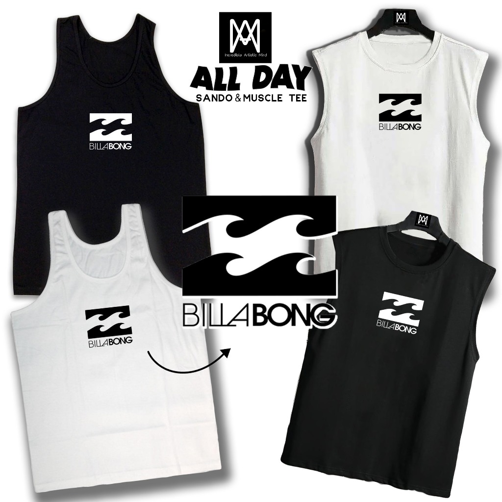 Billabong Beach Summer Cotton Sleeveless Sando Design for Men and Women ...