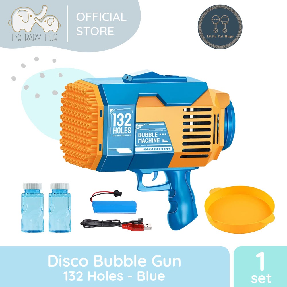 Little Fat Hugs Disco Bubble Gun (132-holes) | Shopee Philippines