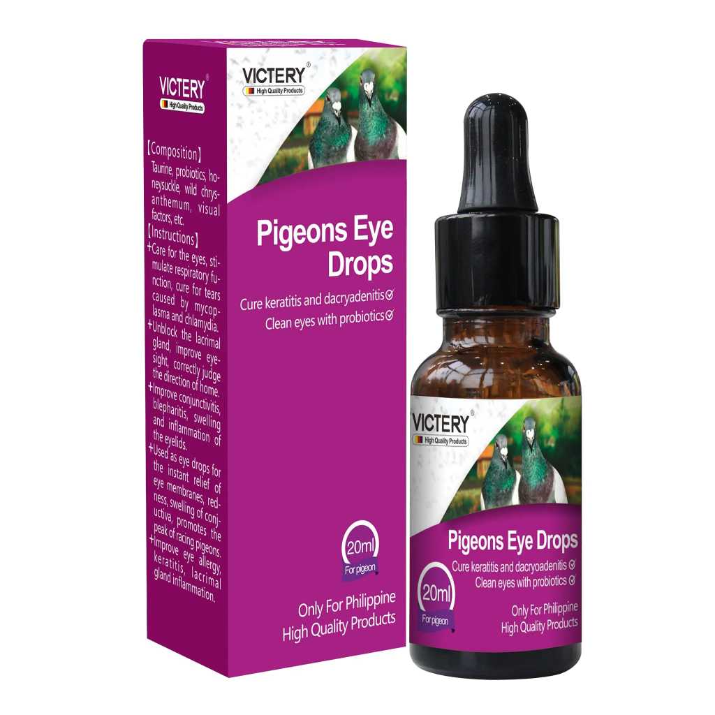 Victery Pigeon Eye Drop for One Eye Cold (20ml) | Shopee Philippines