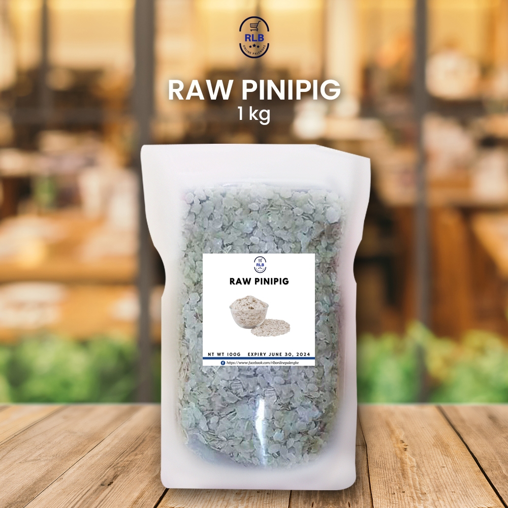 1 Kilogram Pinipig Raw Uncooked Pinipig Halo-Halo Toppings Dessert ...