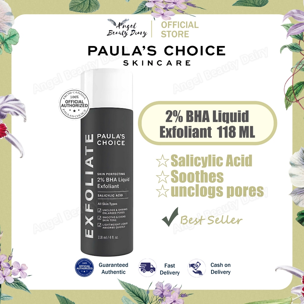 Paula's Choice 2 BHA Salicylic Acid Liquid Exfoliant Blackheads Enlarged Pores AcneProne 118ml