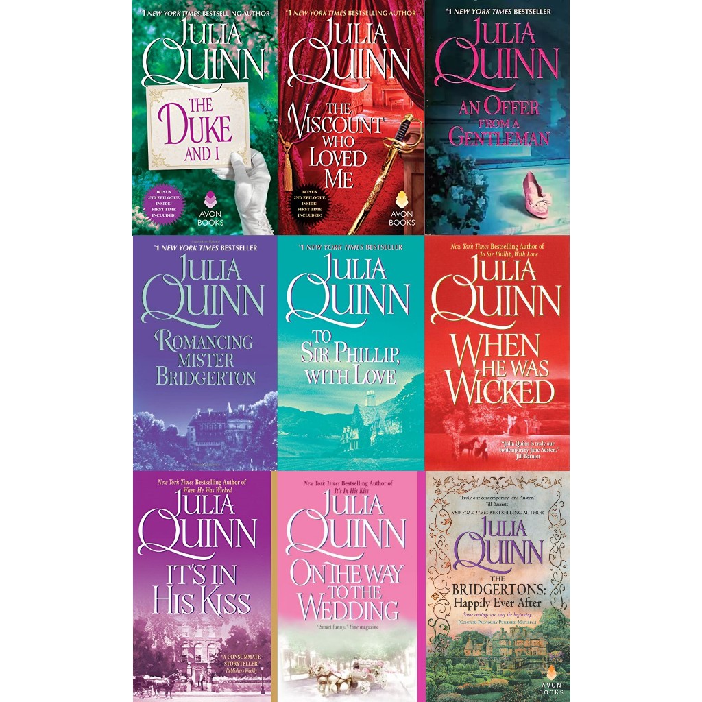 The Bridgerton Series By Julia Quinn Shopee Philippines