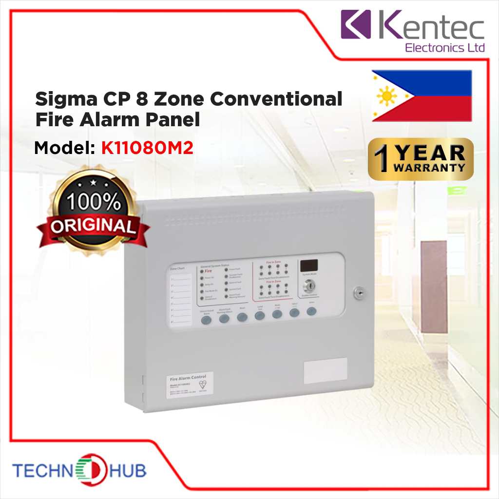 Fire Alarm Panel K11080M2 Sigma CP 8 Zone Conventional | Shopee Philippines