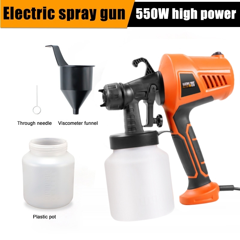 500W 800ml Electric Spray Gun Paint Spraying Machine High Power High ...