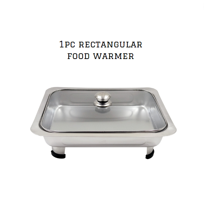 JIMS FOOD WARMER RECTANGLE STAINLESS STEEL (1PC) | Shopee Philippines