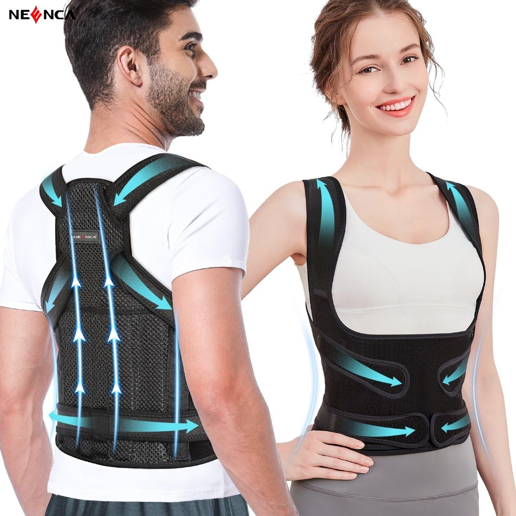 NEENCA Back Posture Corrector Back Support Belt Lumbar Spine Support  Humpback Spinal Alignme