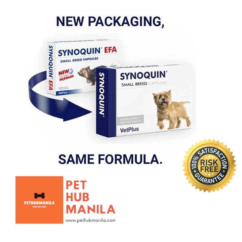 SYNOQUIN EFA SMALL BREED FOR DOGS 30 TABLETS (NEW PACKAGING) | Shopee ...