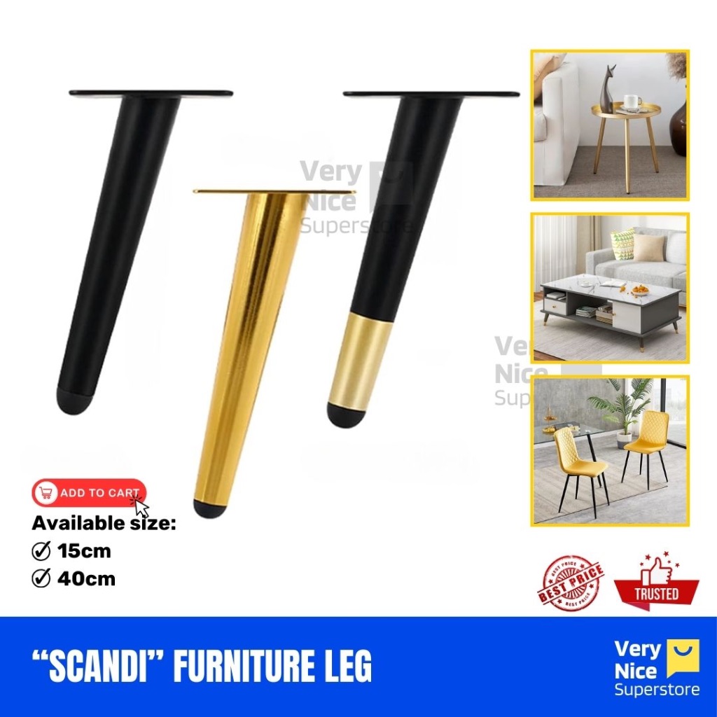 (1PC) SCANDI Furniture Leg Modern Nordic Scandinavian Design | Shopee ...