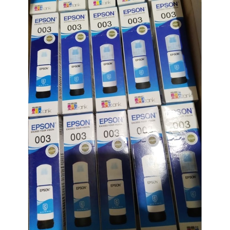 1 Box 003 Cyan (C) EPN Ink Bottle for L110/L1300/L3101/L3110/L3150 ...