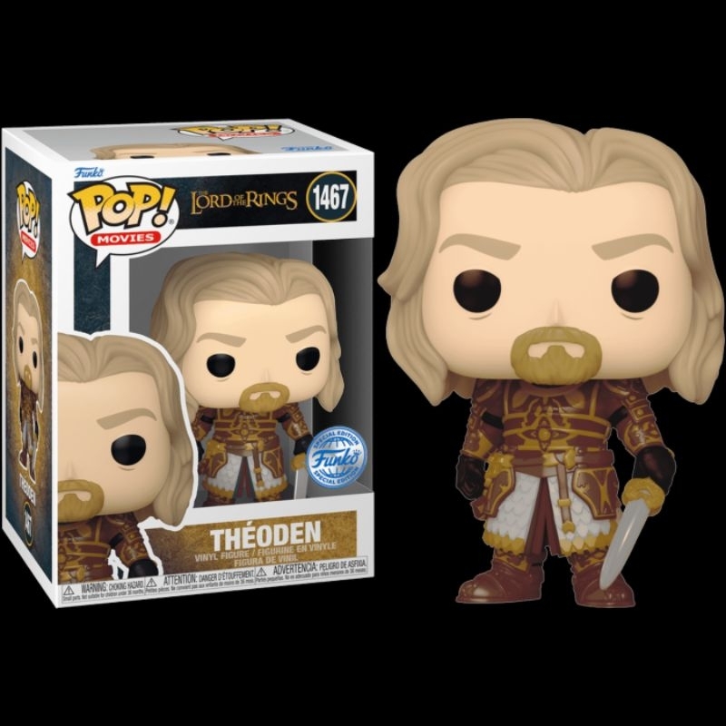 Funko Pop! Movies : The Lord of the Rings - Theoden (Special Edition ...