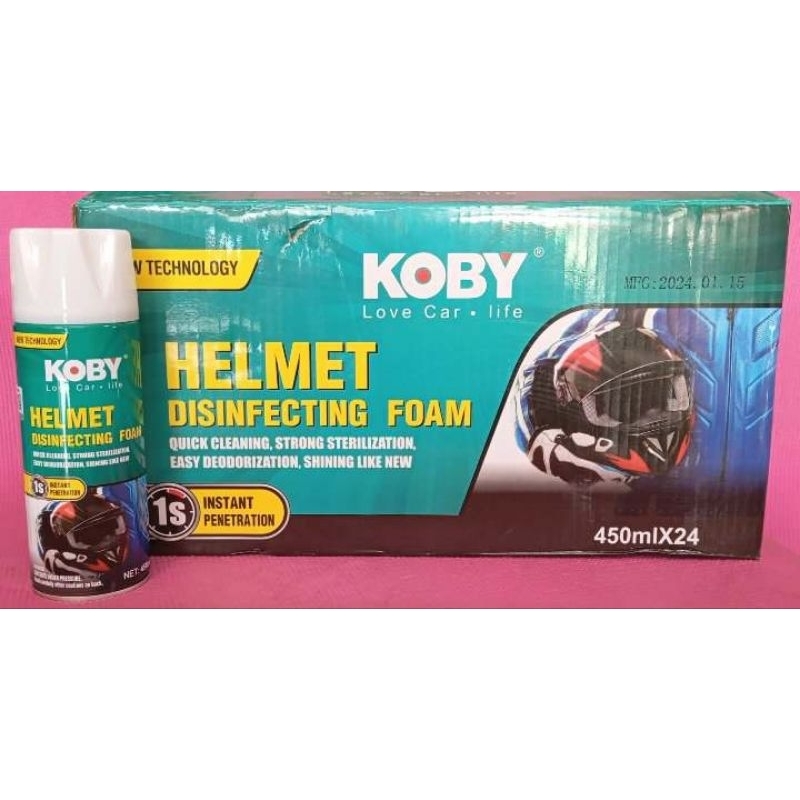Koby Helmet Disinfecting Spray Foam 450ML | Shopee Philippines