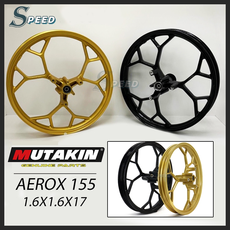 MUTAKIN 633 Mags Yamaha NVX155 AEROX V1 V2 Front Disc Rear Brake