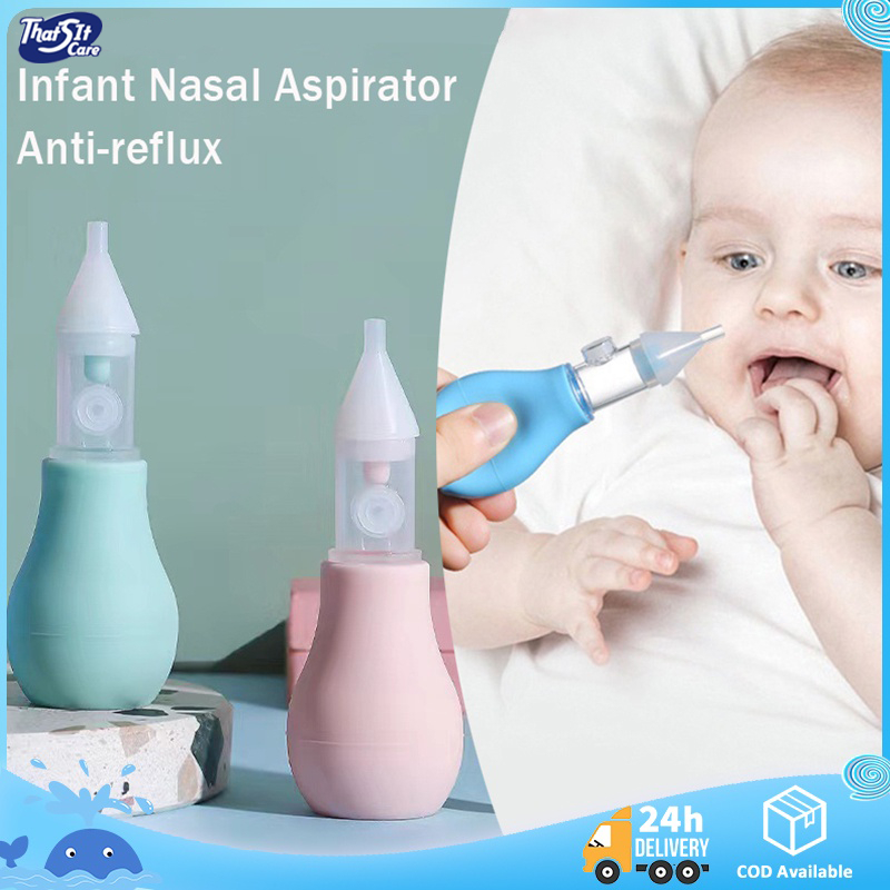 BELVITAL Baby Nasal Aspirator | Gentle Controlled Suction | Hygienic Chamber System | Includes 5 Sponges & Case