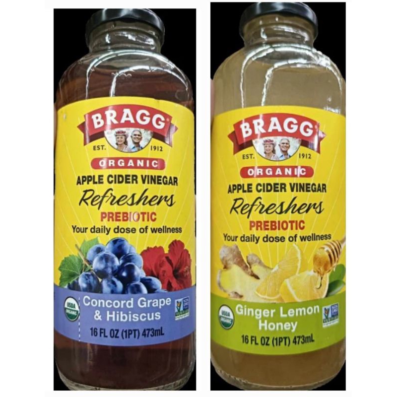 Bragg Refreshers Prebiotic Organic Apple Cider Vinegar 473mL (Concord