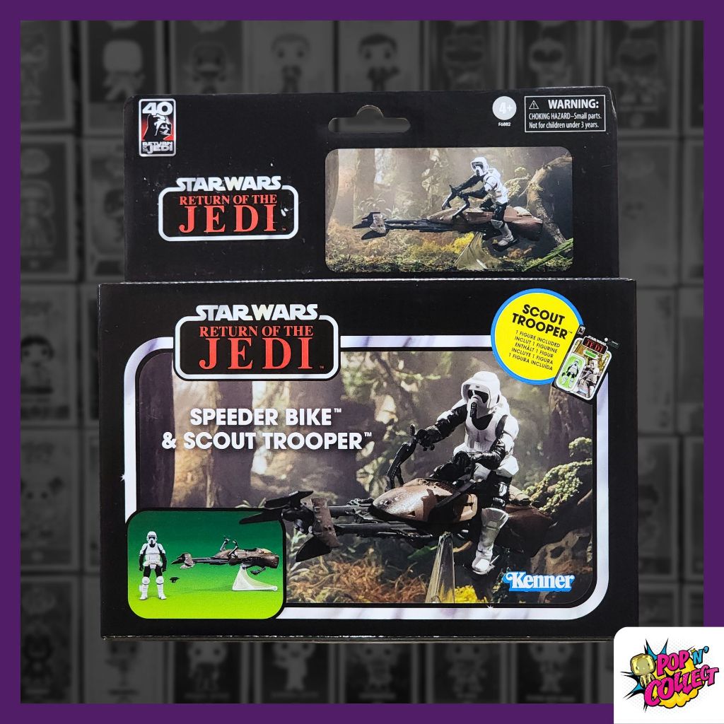 Star Wars The Vintage Collection Return of the Jedi Speeder Bike ...